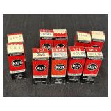 Variety of 10 RCA Electron Tubes