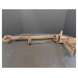 Ant. Hand potato planter 32in long