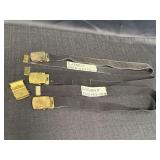 U.S. Army enlisted belts w/brass buckles + 1
