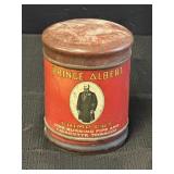 Prince Albert Crimp Cut Tobacco Metal Container