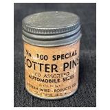 No 100 Special Cotter Pins Automobile Sizes