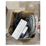 Misc computer items- cd rom, cords