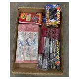 Sparkers, bottle rockets, crackers fireworks