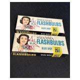 2 boxes Sylvania Flashbulbs, Blue Dot Press 25B,