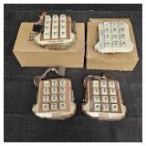 (4) Touch-Tone Telephone Keypads