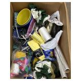 Ribbon, napkins, streamers