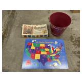 50 State Quarters Board, Bottle Cutter, Red