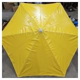 Bright Yellow Patio Umbrella