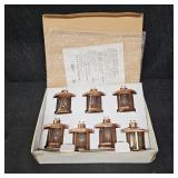 Copper-Finished Lantern-Style String Lights