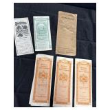 Collectible Vtg notes, stock, & livestock