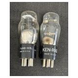 2 - 43 Radio Tubes, Tung-Sol & Ken-Rad, both boxes