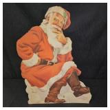 Cardboard Stand Up VTG Santa Claus