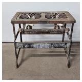 Vintage Cast Iron Double Burner