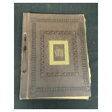 Vtg scrapbook with news articles