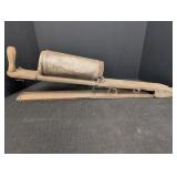 Hand metal Corn Planter w/ wood handle