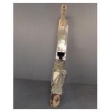 Vtg hand corn planter 33in long