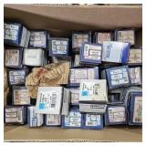 Various Boxes of Hardware Fastener, Screws,