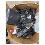 DVD player, speakers, cables misc