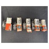 5 misc electronic vacuum tubes - Triad, GE, RCA, &