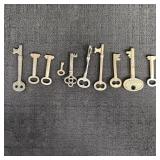 Assorted Vintage Skelton Keys