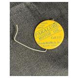 Westville Oil & Mfg. Co. key tag or container tag