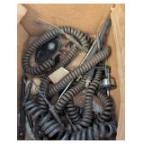 Misc CB Radio parts, antennas, cable wires, mic
