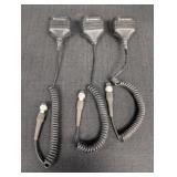 (3) Motorola remote speaker microphones w/ clips