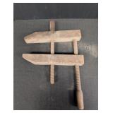 Ant. Wood Handscrew clamp, 14in long