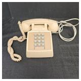 Tan Corded Western Electric Landline Telephone