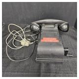 Black Bakelite Hand Crank Magneto Telephone