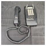 Black Corded ITT Analog Wall Telephone