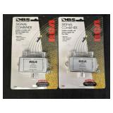 2 RCA Signal Combiners md D926 Diplexer