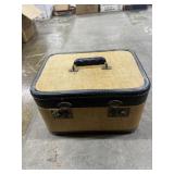 Vtg. Hard-Shell Train Case