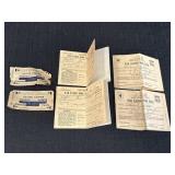 4 - WWII War Ration Books (3 & 4) & 2 Ration