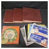 Vintage Phonograph Records & Storage Albums