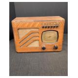 Philco wood table top tube & electric radio