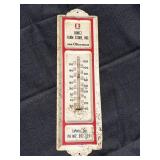 Bortz Farm Store, LaPorte, Ind. metal thermometer,