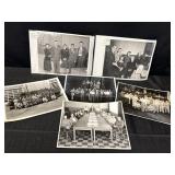 Vtg La Porte Business/Group photos (6), 10 x 8ï¿½s