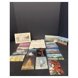 Vtg. Postcards & Typed Letter