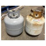 2 15lb propane tanks, some contents