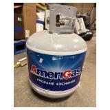 Amerigas 15lb propane tank, some contents