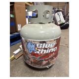 Blue Rhino 15lb propane tank, some contents