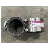 2- PlumbQwik Fernco 2' Shielded Coupling CI to