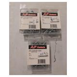 (3) PKG 8 x 1-1/4 Hex Washer Head screws