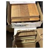 2 partial cases of flooring, Tarkett & Shaw
