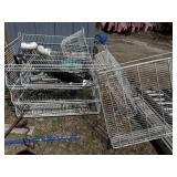 Wire Shelving Rack & misc elbow pvc