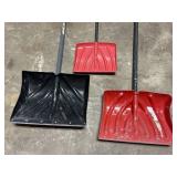 3 Snow Shovels