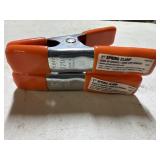 (2) 1' Spring Clamps