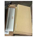 10 - 3/8in x 36 x 18in particleboards & 2 white
