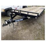 2020 Sure-Trac 20ft flatbed trailer w/ramps Title
